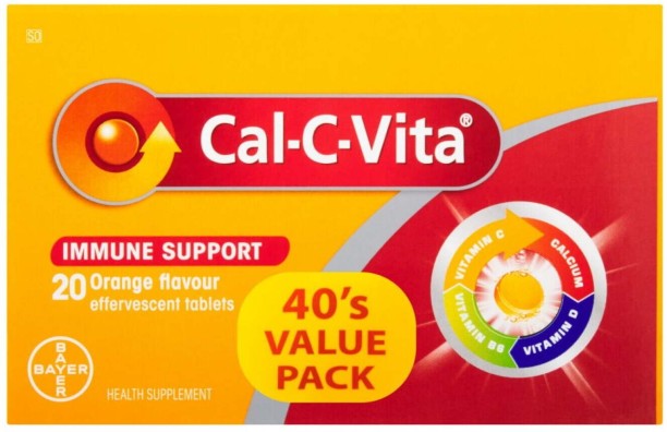 Cal-c-vita Orange Flavour Effercescent Tablets