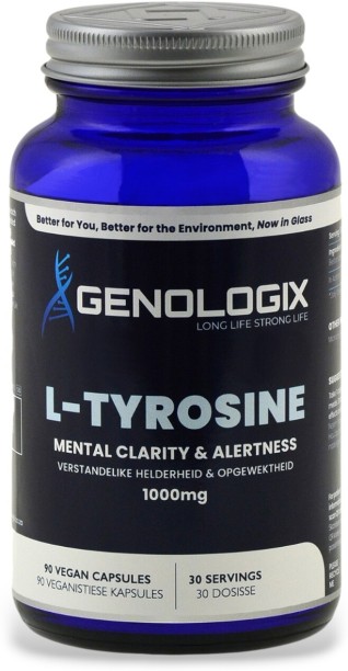 Genologix L-Tyrosine 1000mg (30 servings x 90 capsules)
