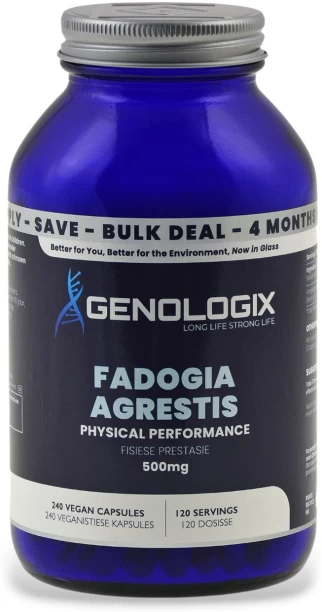 Genologix Fadogia Agrestis 500mg Bulk (120 Servings x 240 Capsules)