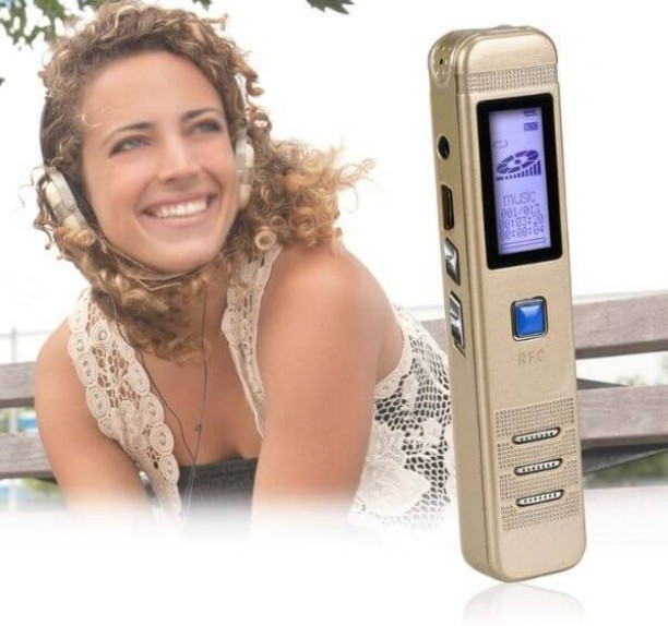 Perfect Dealz Digital Audio Sound Recorder 8 GB Voice Recorder