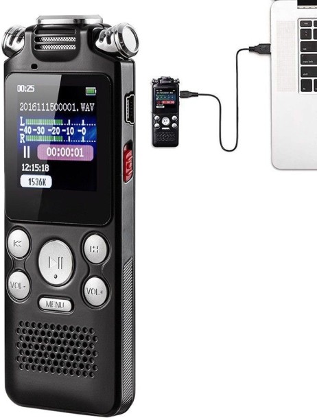 Spark MP3 Recorder Digital Player, HD Noise Reduction Walkman 8 GB Voice Recorder