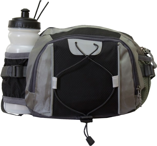 fino B4506 Unisex Active Wear Hiking Waist Pack with Water Bottle Holder for Cycling/ Biking