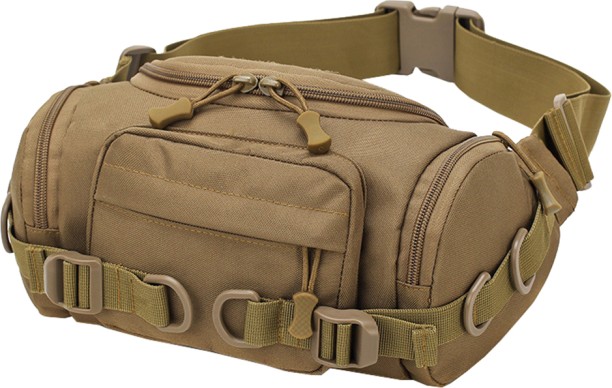 ALANES Portable Tactical Waist Pack - Brown Tactical Waist Pack