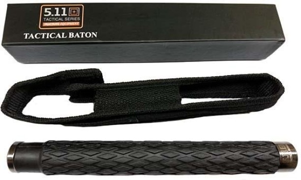 Jiengeg Telescopic Steel Tactical Baton Stick Walking Stick