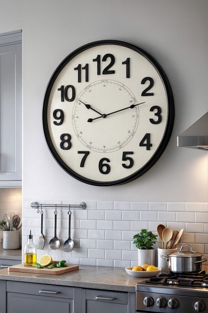 Quality Homeware Analog 76 cm X 76 cm Wall Clock