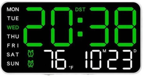 Generics Digital 4 cm X 13 cm Wall Clock