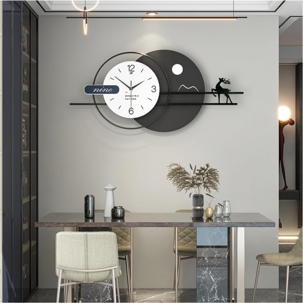 Generic Analog 80 cm X 38 cm Wall Clock