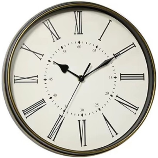 Wobuciko Analog 32 cm X 4.5 cm Wall Clock
