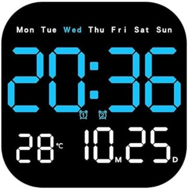 GENERIC Digital 4 inch X 11.5 inch Wall Clock
