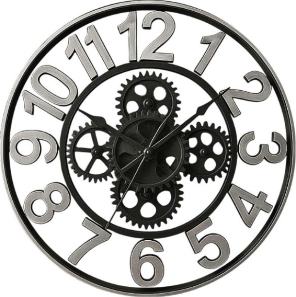 Wobuciko Analog 46 cm X 48 cm Wall Clock