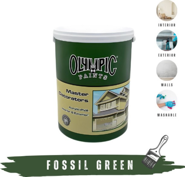 Olympic Paints Master Decorators Fossil Green Emulsion Wall Paint