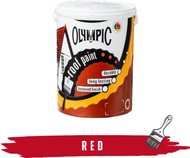 Olympic Paints Universal Roof Red Emulsion Wall Paint