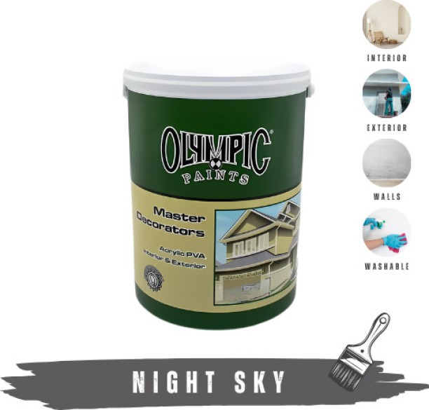 Olympic Paints Master Decorators Night Sky Emulsion Wall Paint