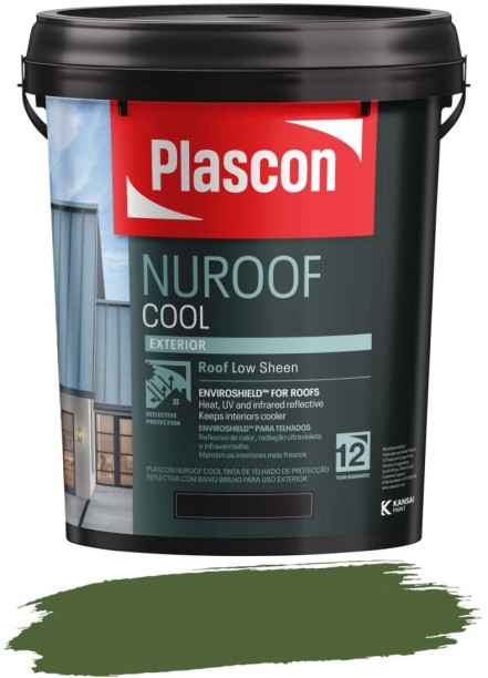 Plascon Nuroof Cool Green Leaf Green Leaf Emulsion Wall Paint