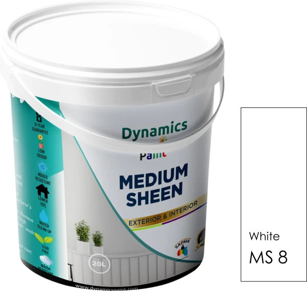 Dynamics Paints Semi-Gloss Medium Sheen Emulsion Wall Paint