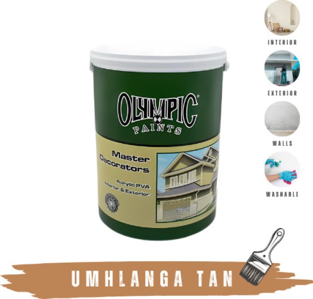 Olympic Paints Master Decorators Umhlanga Tan Emulsion Wall Paint