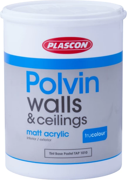 Plascon Polvin Super Acrylictinted Paint White Emulsion Wall Paint