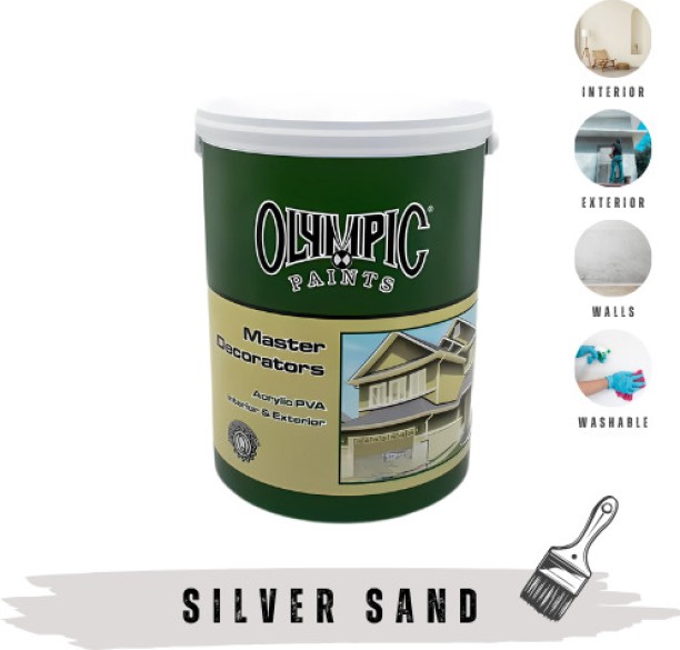 Olympic Paints Master Decorators Silver Sand Emulsion Wall Paint