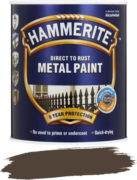 Hammerite Metal Paint Hammered Finish Brown Brown Emulsion Wall Paint