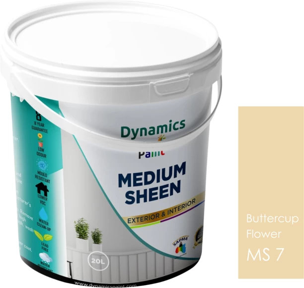 Dynamics Paints Semi-Gloss Medium Sheen Emulsion Wall Paint