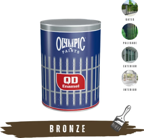 Olympic Paints Quick Drying Enamel Bronze Enamel Wall Paint