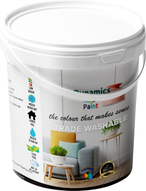 Dynamics Paints Trade Washable Washable Emulsion Wall Paint