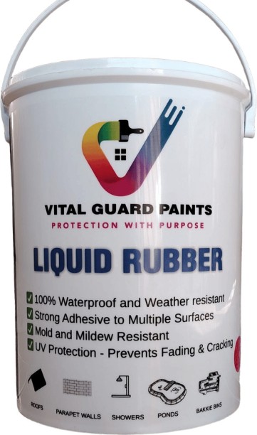 VITAL GUARD LIQUID RUBBER BLACK Solvent Wall Paint