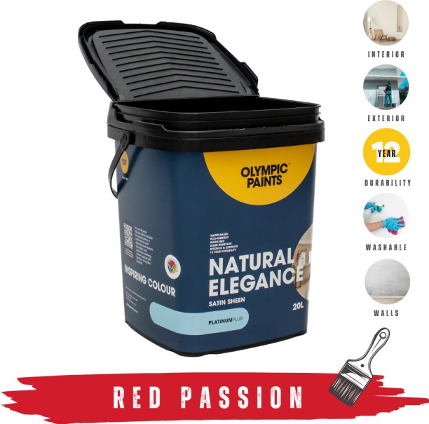 Olympic Paints Natural Elegance Red Passion Emulsion Wall Paint
