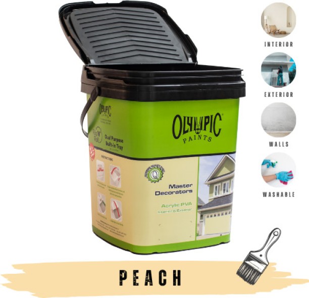 Olympic Paints Master Decorators Peach Emulsion Wall Paint