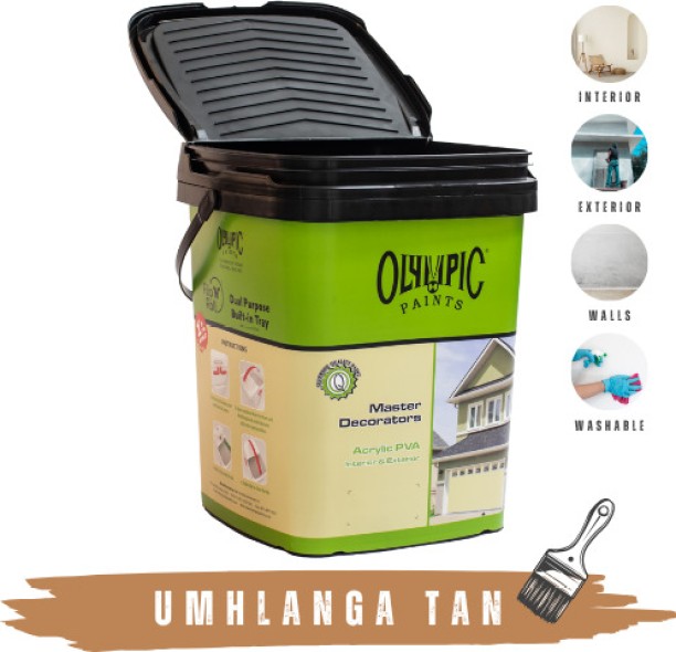 Olympic Paints Master Decorators Umhlanga Tan Emulsion Wall Paint