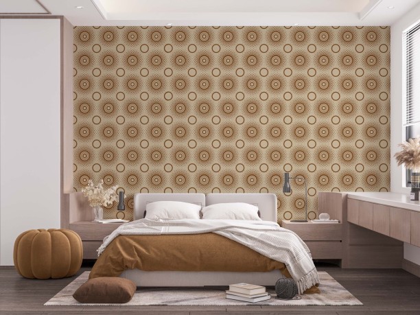 MoTSO DeSIGNED WUIt0001BROWN Decorative Brown Wallpaper