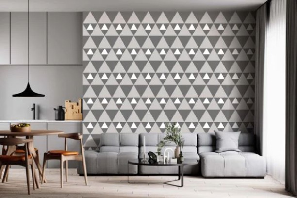 Motso Designed Africa Print Xhosa Inspired Ubuntu Wallpaper Grey Decorative Clear Wallpaper