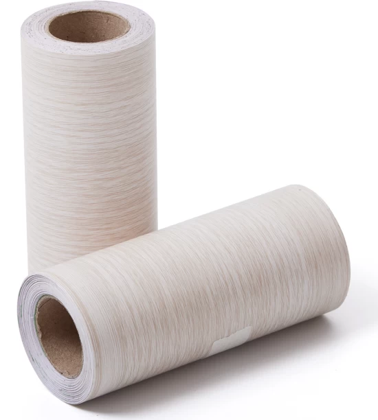 chenshia Self-Adhesive Decorative Wallpaper Rolls – Ivory Oak Finish for Furniture, Cabinets and Flooring Classics White Wallpaper