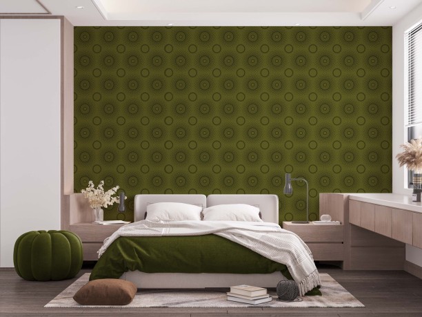 MoTSO DeSIGNED WUIt001GREEN Decorative Green Wallpaper