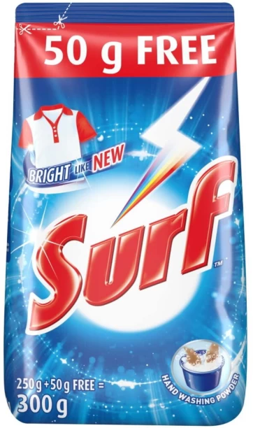 Surf Hand Washing Powder 250g + 50g Free Washing Powder 250 g