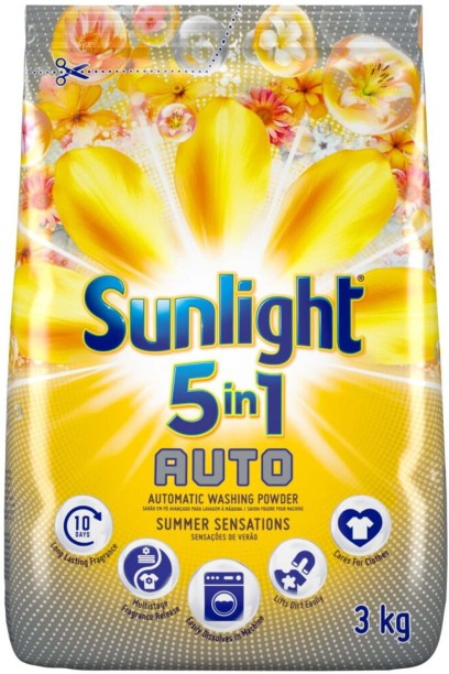 Sunlight 5-in-1 Summer Sensations Washing Powder 3 kg