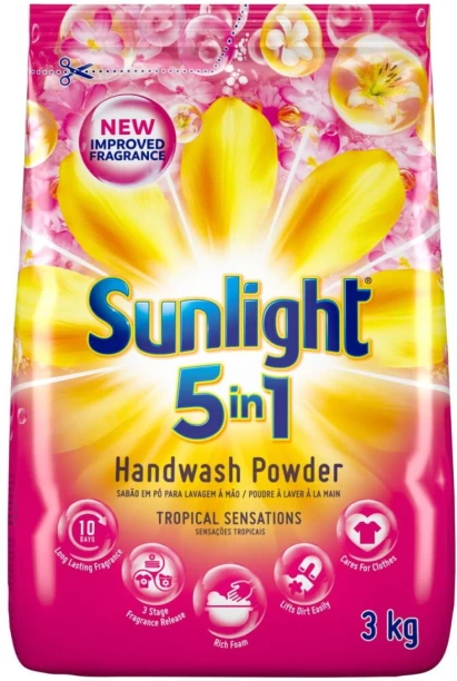 Sunlight 5-in-1 Tropical Sensations Washing Powder 3 kg