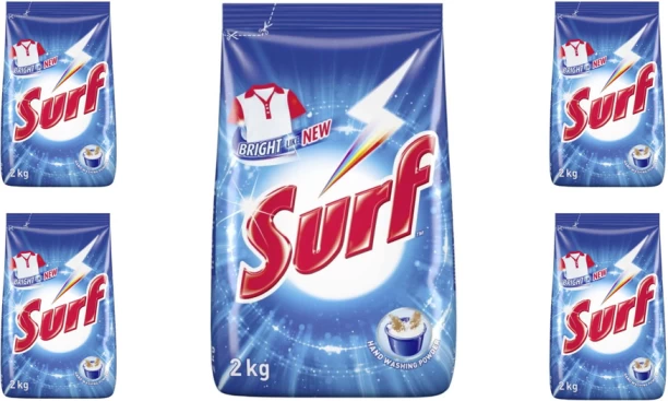 Surf Bright Like New Detergent Powder - 2kg X 5 Washing Powder 10 kg