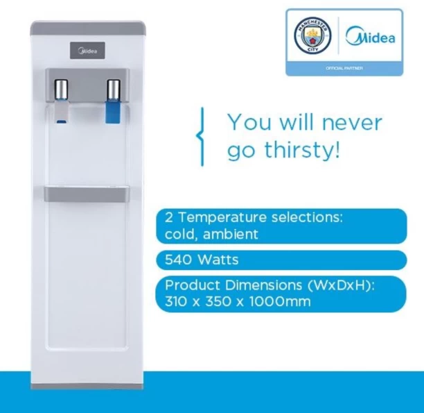 Midea Classic Top White Bottled Water Dispenser