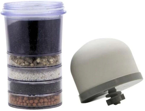 SUPER PURE 2-Part Replacement Filter Set Carbon Filter Cartridge