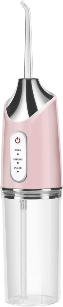 jozi trade Oral Irrigator Portable Dental Water Flosser USB Rechargeable Water Jet - Pink Battery Rechargeable Cordless Water Flosser