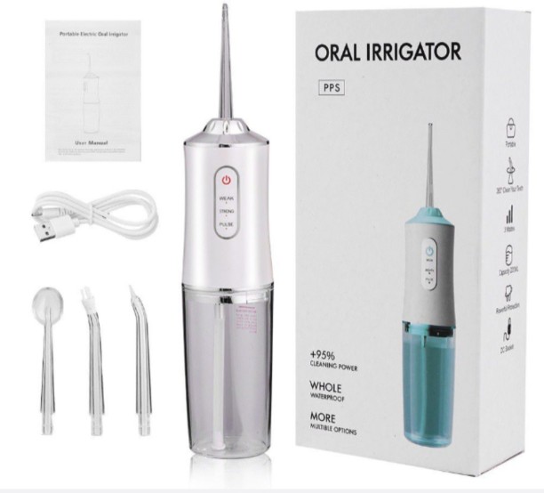 Oral Irrigator F52-8-1365 AC Rechargeable Cordless Water Flosser