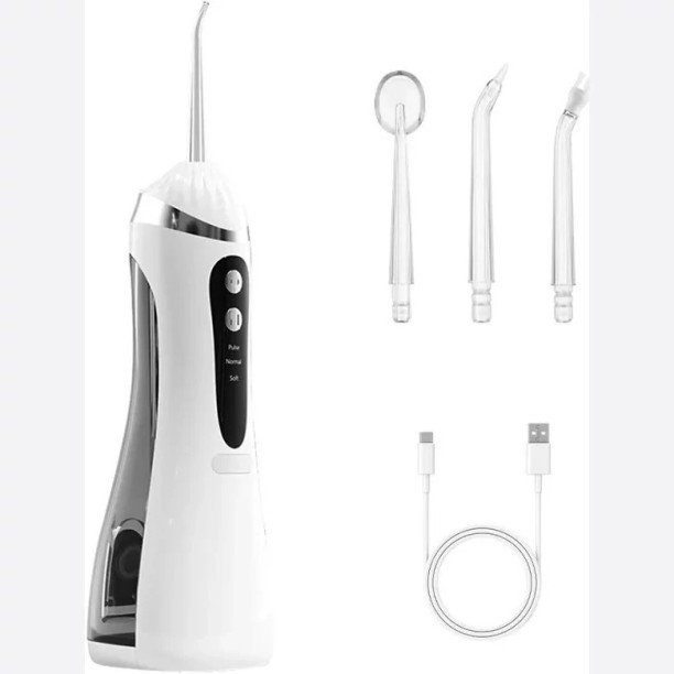 JUSTSIMPLIFIED 1147114 AC Rechargeable Cordless Water Flosser