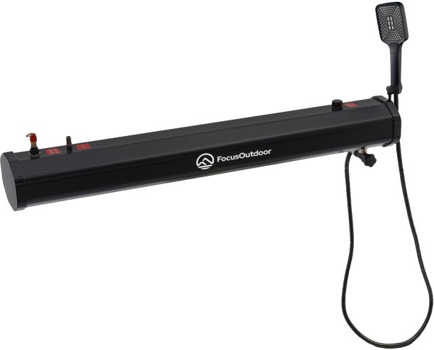 FocusOutdoor 30L Pressurised Roof Rack Shower Water Tank Kit Free Standing Water Dispenser