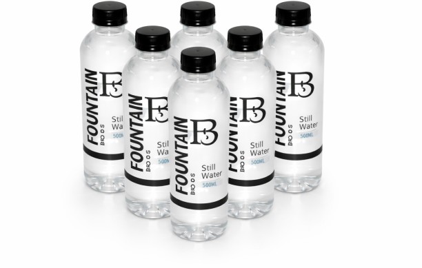 Fountain Bros 6x500ml Still Water - Screw Cap Still Water