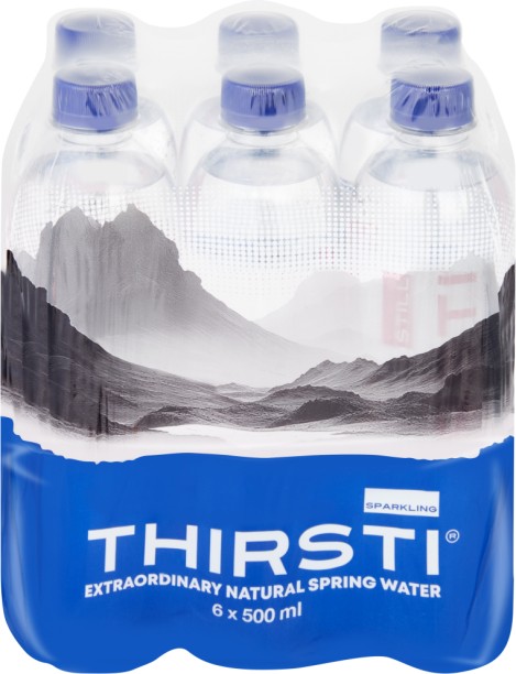 Thirsti Sparkling Natural Spring Mineral Water