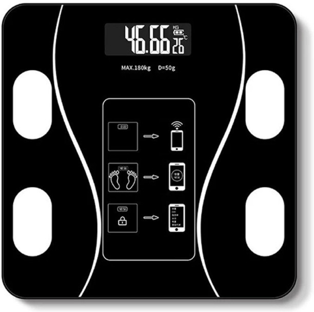 Yetumaisha Bluetooth - Compatible App Body Fat Scale Digital Personal Weighing Scale