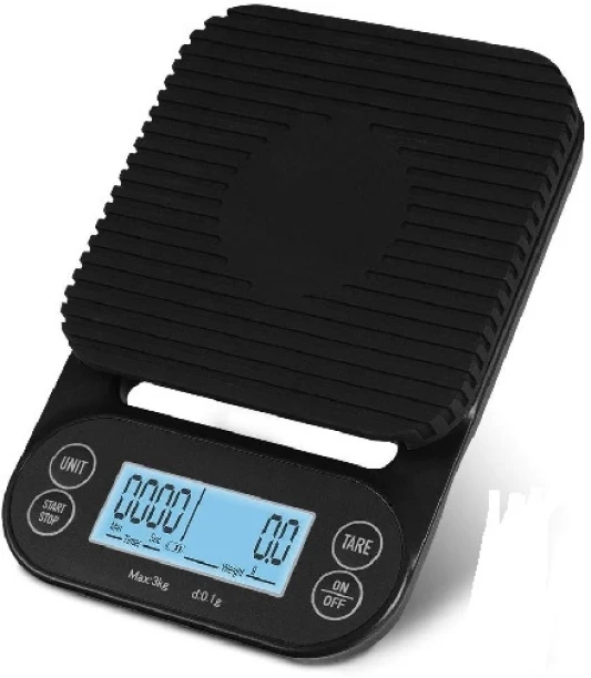 Just Simplified Digital Coffee Scale With LCD Backlight Digital Kitchen Weighing Scale