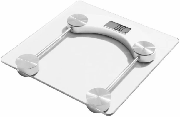 Casa Electronic Bathroom Body Weight Glass Scale - Square Edge Digital Personal-digital Weighing Scale