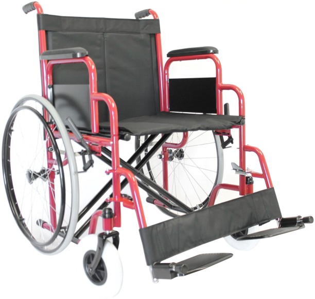 Winfar Heavy Duty Wheelchair Manual  Self-propelled Wheelchair, Attendant-propelled Wheelchair